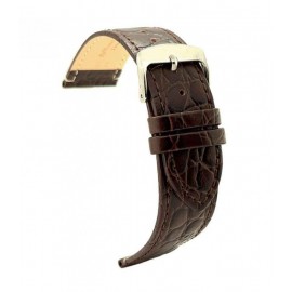 Correas de reloj de piel grabado cocodrilo. Ref. P209