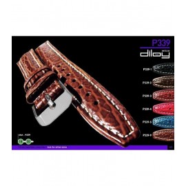 Correas de Reloj de Piel Vacuno Grabado Tiburon. Ref P339