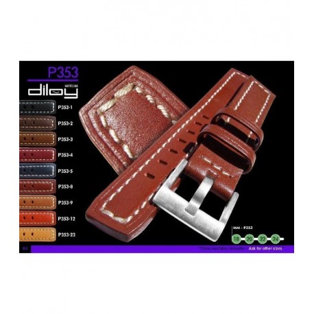 Correas de Reloj de Piel Vacuno Lisa. Ref. P353