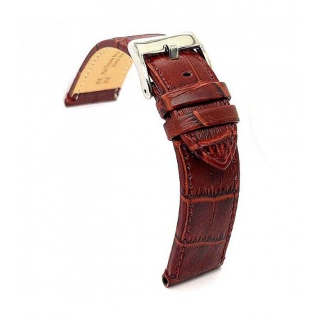 Correas de Reloj de Piel Grabado Cocodrilo. Ref 361