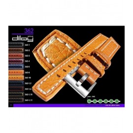 Correas de Reloj de Piel Grabado Bisonte. Ref 362