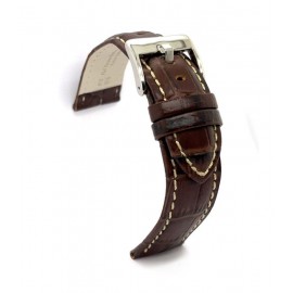 Correas de Reloj de Piel Grabado Cocodrilo. Ref 378