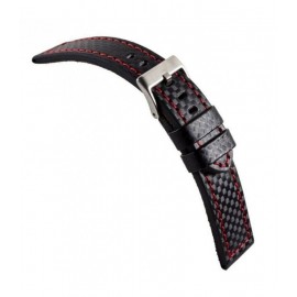 Correas de Reloj estilo Fibra de Carbon. Ref 382