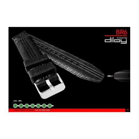 Correas de Reloj de Silicona. Ref. SBR06