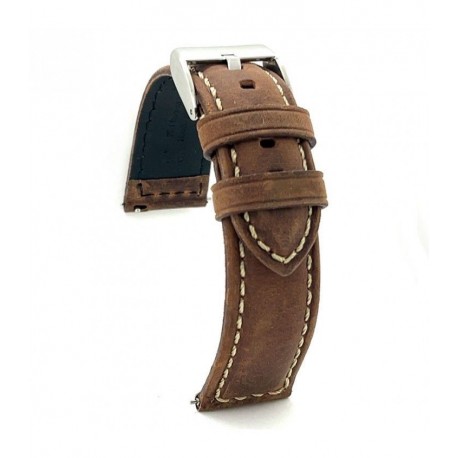 Correas de Reloj de Piel Engrasada. Ref 396