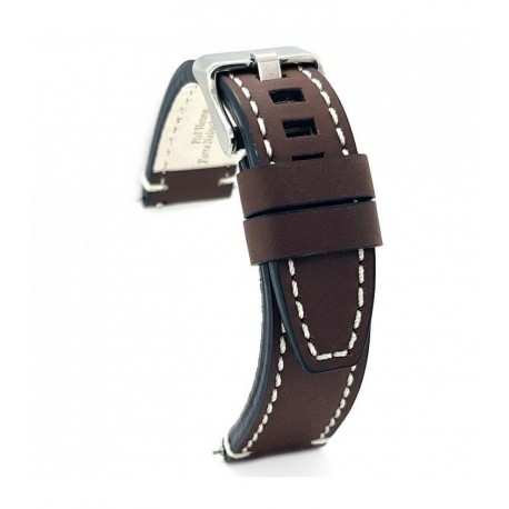 Correas de Reloj Artesanal de Cuero Envejecido. Ref 414