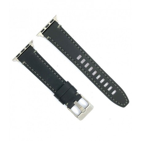 Correa Artesanal compatible con Apple Watch de Cuero Envejecido. Ref AW414