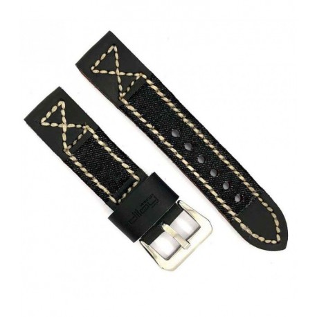 Correas de Reloj de mezclilla y cuero. Ref 391